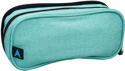 No Fear Pencil Case with 1 Compartment Turquoise