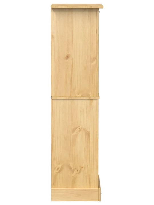 vidaXL Επιδαπέδια Κάβα Ποτών Ξύλινη Καφέ 56x35x120εκ.