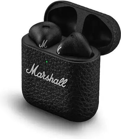 Marshall Minor IV Earbud Bluetooth Handsfree Ακουστικά με Αντοχή στον Ιδρώτα και Θήκη Φόρτισης Μαύρα