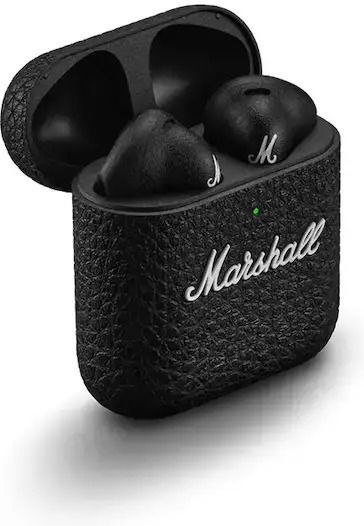Marshall Minor IV Earbud Bluetooth Handsfree Ακουστικά με Αντοχή στον Ιδρώτα και Θήκη Φόρτισης Μαύρα