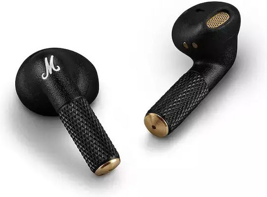 Marshall Minor IV Earbud Bluetooth Handsfree Ακουστικά με Αντοχή στον Ιδρώτα και Θήκη Φόρτισης Μαύρα