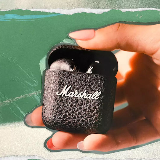 Marshall Minor IV Earbud Bluetooth Handsfree Ακουστικά με Αντοχή στον Ιδρώτα και Θήκη Φόρτισης Μαύρα