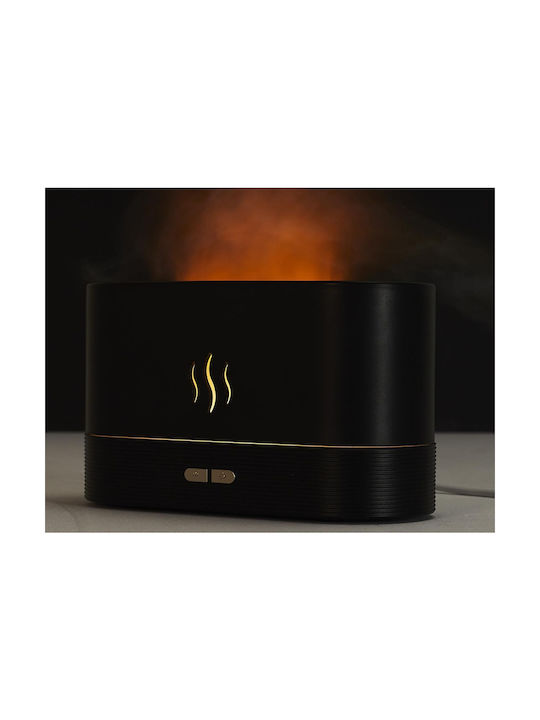 The Home Deco Factory Led Συσκευή Αρωματοθεραπείας Μαύρη 180ml VE6068