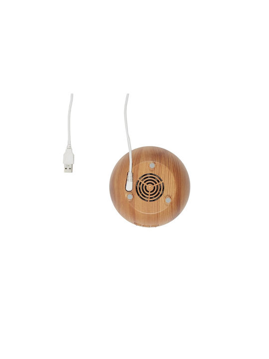 The Home Deco Factory Led Συσκευή Αρωματοθεραπείας Καφέ 120ml VE12004