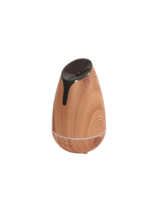 The Home Deco Factory Led Συσκευή Αρωματοθεραπείας Καφέ 120ml VE12004