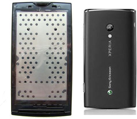 Batterieabdeckung Schwarz für Xperia X10