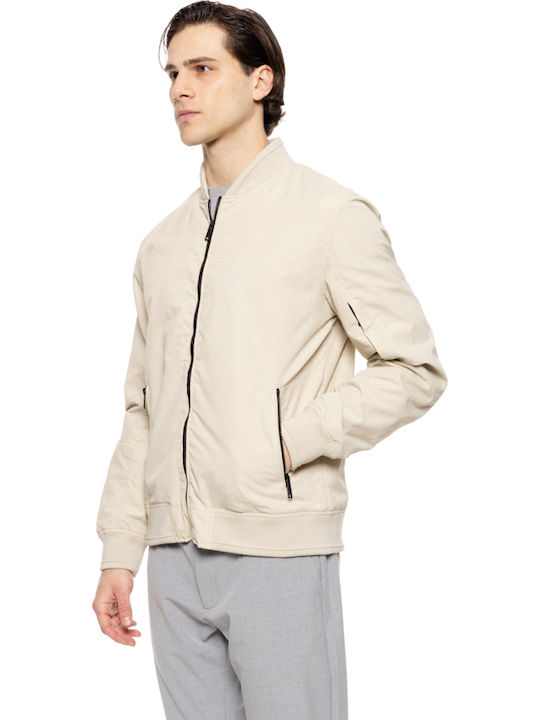 Jacke Bomber Lt Beige