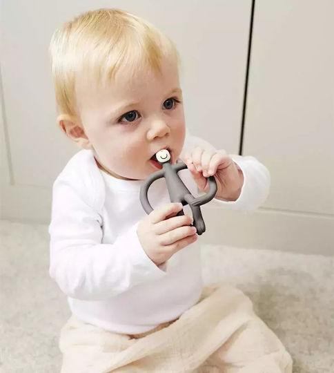 Matchstick Monkey Monkey Teething Ring BPA Free Silicone for 3 Months+