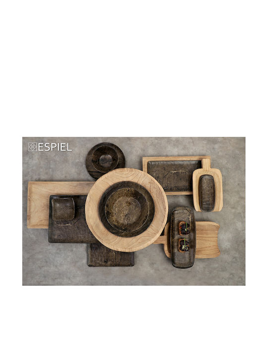 Espiel Pine Serving Platter Rectangular Green 53x32.5cm