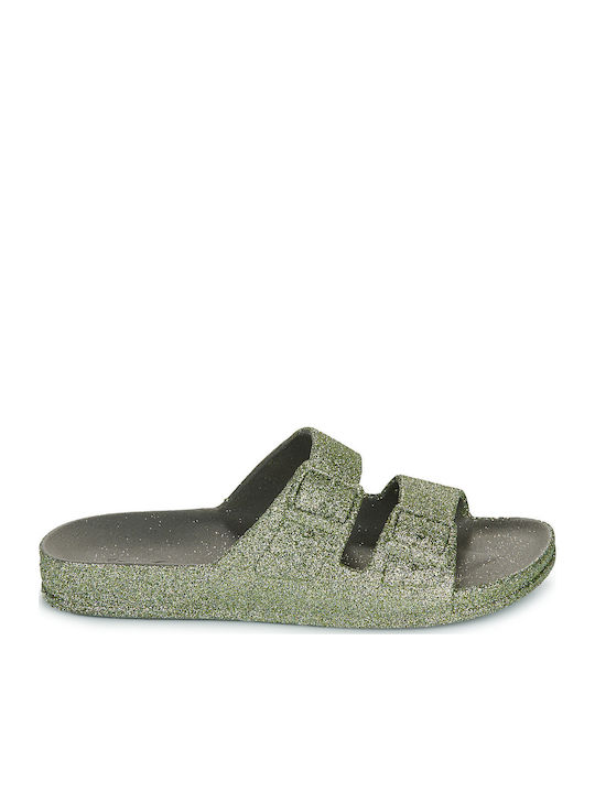 Șlapi În Stil Sandale Kaki