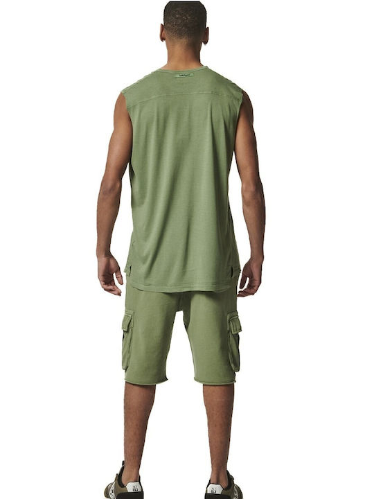 Body Action Herrenshorts Cargo Hedge Green