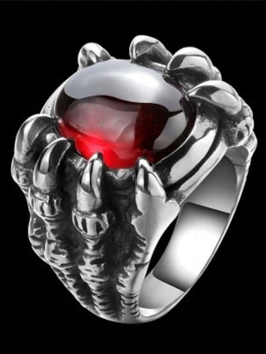 Signet Ring Gothic Stone Dark 394