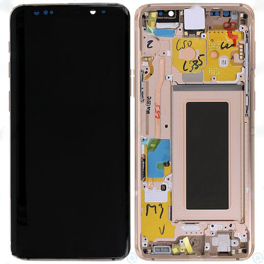 Samsung Οθόνη mit Touch-Mechanismus für Samsung Galaxy S9 (Gold)