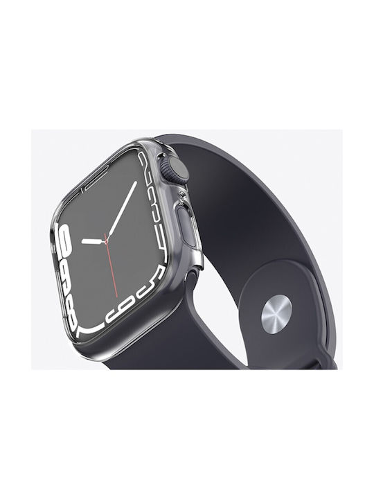 Araree Plastic Case in Transparent color for Apple Watch 45mm