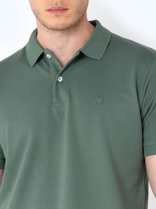 The Bostonians Herren Kurzarmshirt Polo Haki