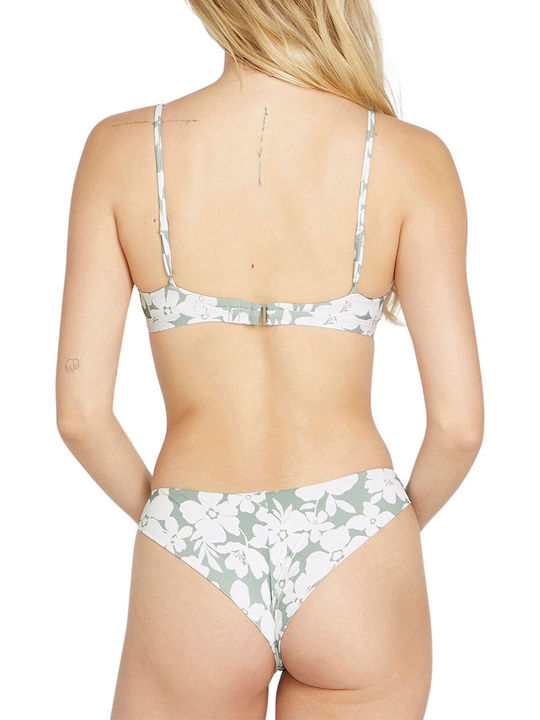 Volcom Bikini Set Top & Slip Bottom Sea Glass