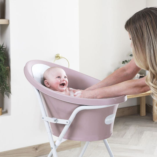 Shnuggle Μπανιέρα Μωρού Ροζ