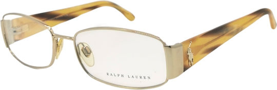 Ralph Lauren Femei Metalic Rame Ochelari Auriu RL5052 9116
