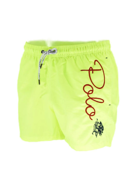 New World Polo Men's Swimwear Shorts Yellow