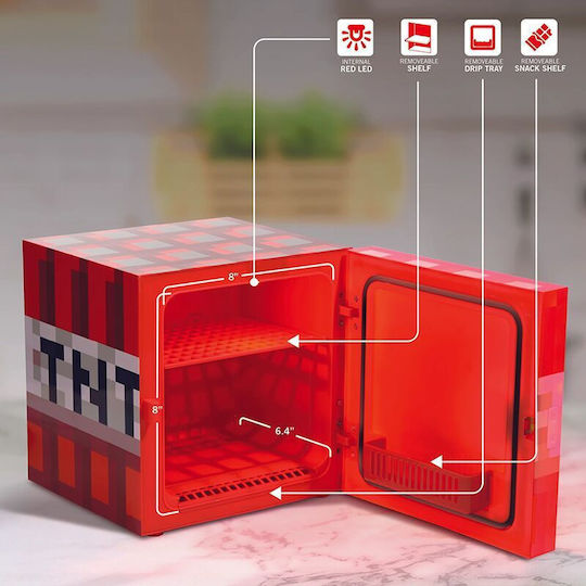 Ukonic Minecraft TNT Block Mini Bar Ξενοδοχείου 6.7lt