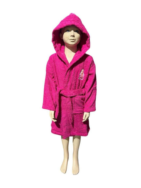 Barbie Halat de Baie pentru Copii Red cu Glugă