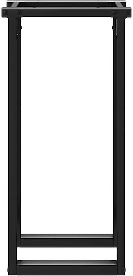 vidaXL Βάση Τραπεζιού Μαντεμένια Μαύρο 40x40x73cm