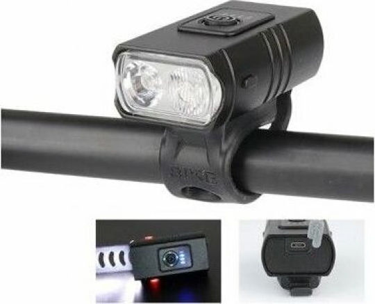 Entac ALU 8W Front Bicycle Light