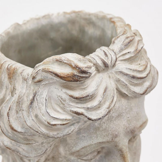 EDG Vase Beton Weiß