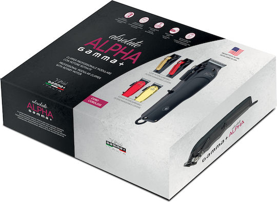 GammaPiu Alpha Boosted Upgrade Limited Edition Επαγγελματική Επαναφορτιζόμενη Κουρευτική Μηχανή
