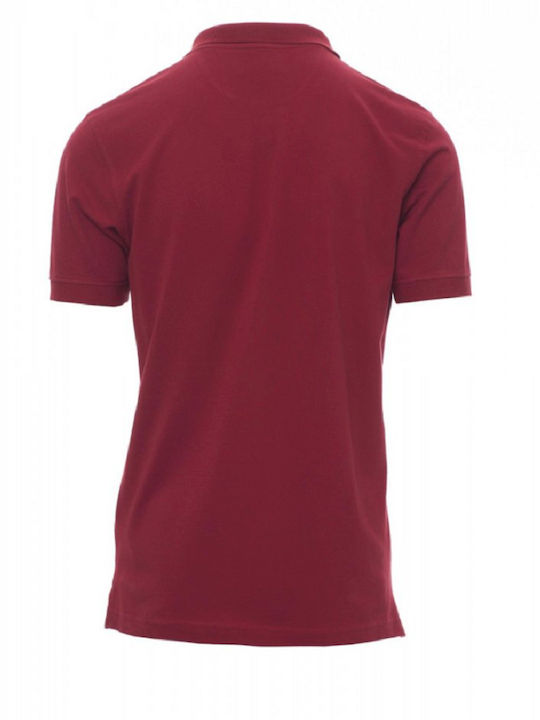 Payper Venice Men's Short Sleeve Promotional T-Shirt Bordeaux