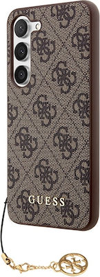 Guess Back Cover Πλαστικό Καφέ (Guess A55, A556)