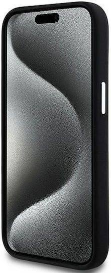 DKNY Liquid Umschlag Rückseite Silikon / Kunststoff Schwarz (iPhone 15)