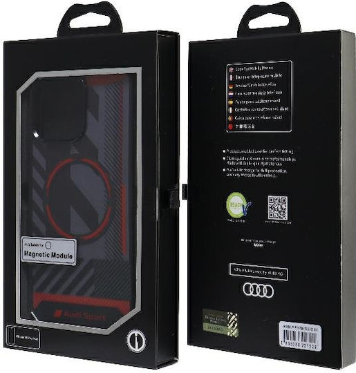 Audi Back Cover Plastic Black (iPhone 15 Pro Max)