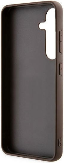 Guess Metal Gold Logo Back Cover Plastic Maro (Ghiciți A35, A356)