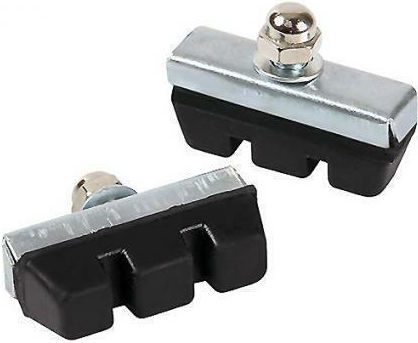 Bicycle Brake Pads Type "Caliper" 40mm Pf-0 Black Silver 2pcs