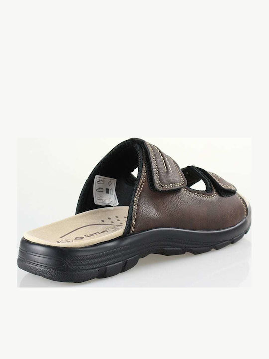 Herrensandalen in Braun Farbe