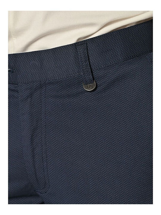 Sogo Men's Trousers Elastic Navy