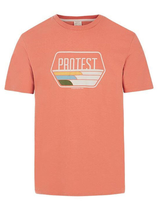 Protest Bărbați T-shirt Sportiv cu Mânecă Scurtă Multicolor