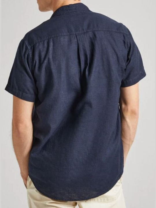 Pepe Jeans Cămașă Bărbătească Cu mânecă scurtă Bumbac NAVY BLUE PM308494-594