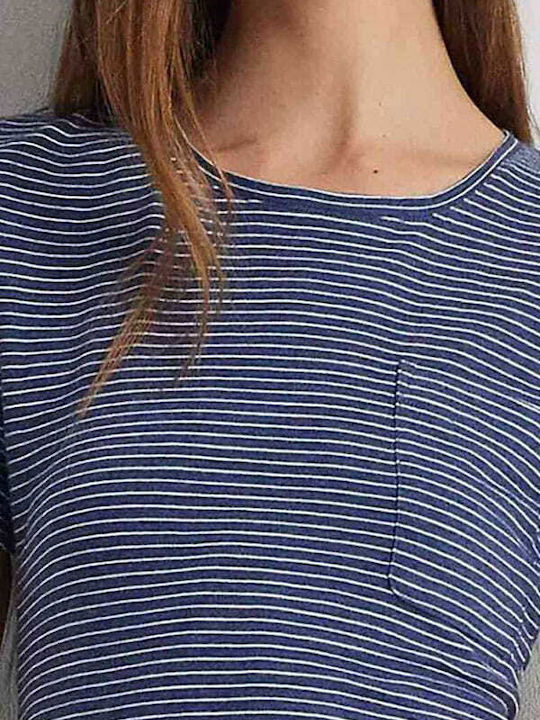 Ralph Lauren Women's T-shirt Striped Blue