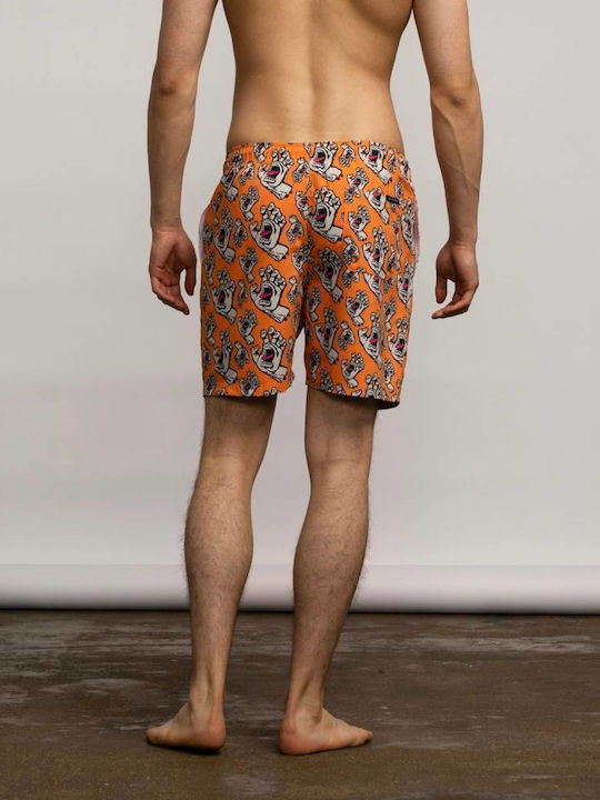 Santa Cruz Men's Swimwear Shorts Apricot with Patterns