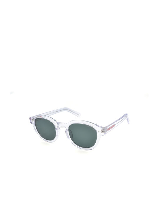 Funky Buddha Sunglasses with Transparent Plastic Frame and Polarized Lens FBS2065/004