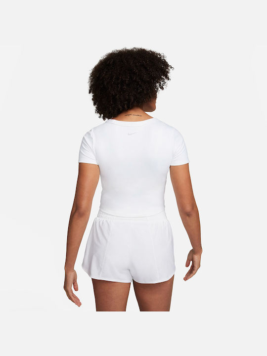 Nike Damen Sportlich T-shirt Weiß