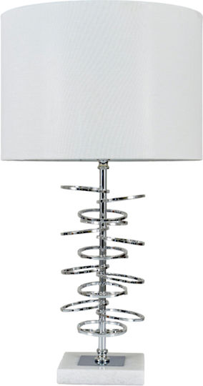 Zen Collection Tischlampe mit Weiß Schirm und Basis