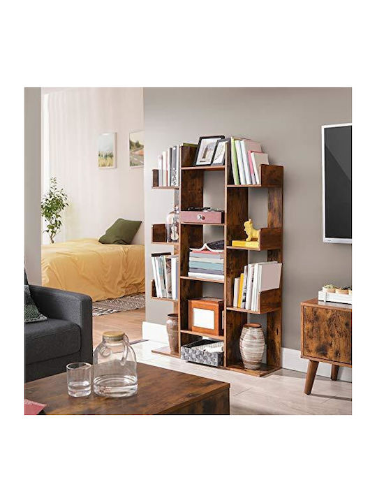 Bibliothek Braun 86x25x140cm