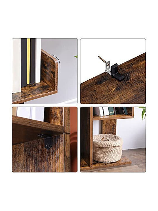 Bibliothek Braun 86x25x140cm
