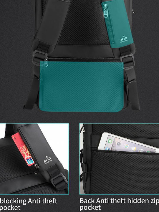 Tigernu Wasserdichte Rucksack für Laptop 15.6" mit USB-Anschluss in Graue Farbe T-B3982-GREY