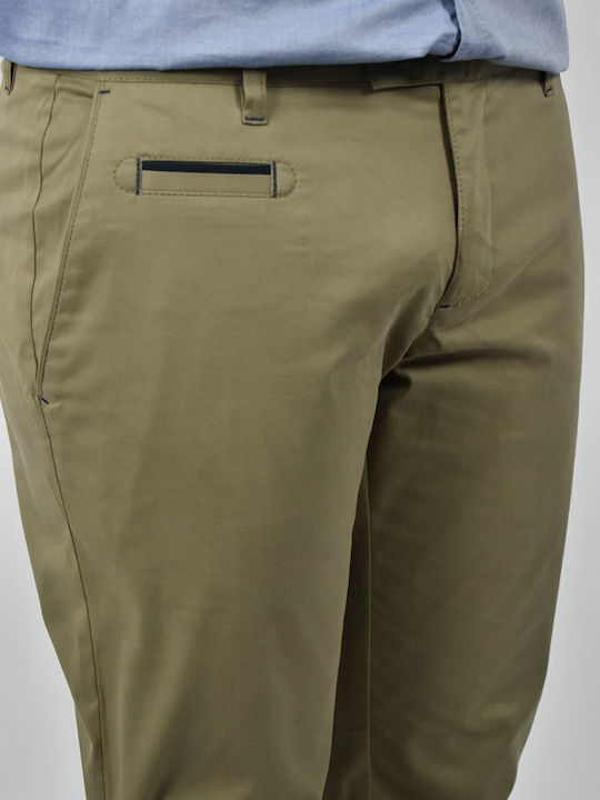 Παντελόνι Chino σε Slim Εφαρμογή Πράσινο
