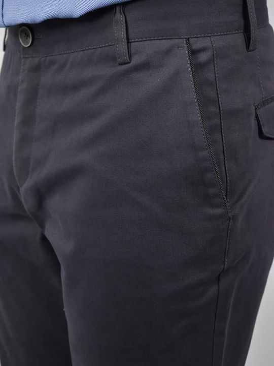 Παντελόνι Chino σε Slim Εφαρμογή Γκρι