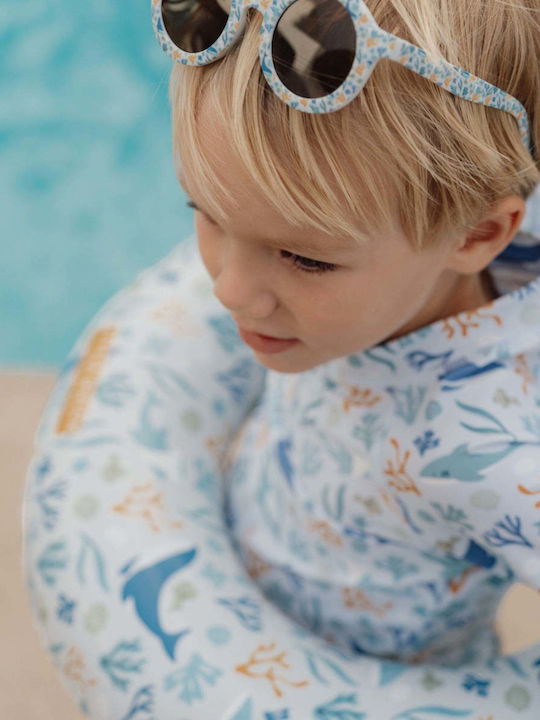 Little Dutch Ocean Dreams Βρεφικά Γυαλιά Ηλίου Ζωάκια Μπλε για 24+ Μηνών